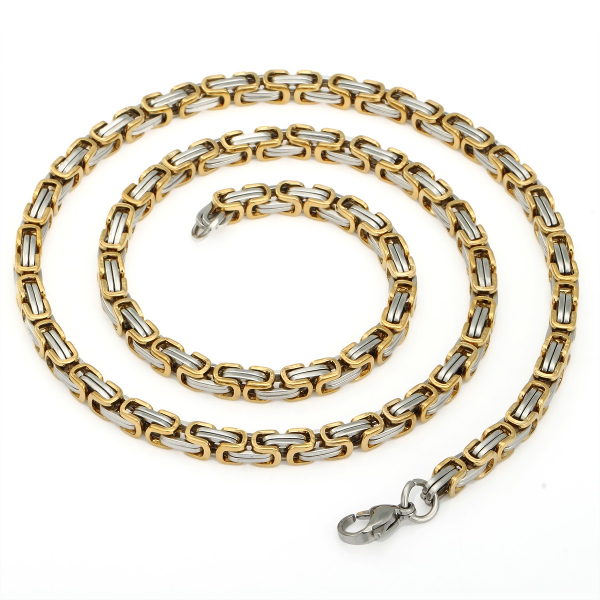 6//8//10mm Stainless Steel Round Ball Beads Chain Necklace Handmade Jewelry18/"-36/"