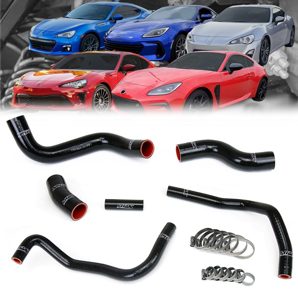 HPS Blue Silicone Radiator+Heater Hose Kit For Subaru 13-15 BRZ//Scion 13-14 FRS