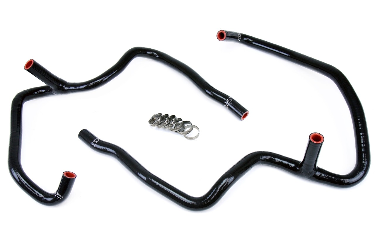 HPS Black ReinForced Silicone Heater Hose Kit For Jeep 0610 Commander