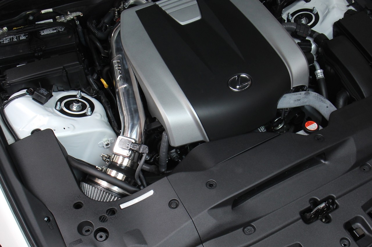 HPS Shortram Air Intake Pipe Kit for Lexus 13-17 GS350 3.5L V6 F-Sport BLACK 14