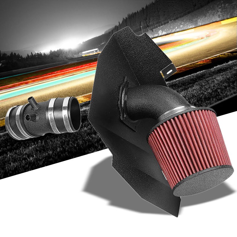 BLACK DRY AIR Filter Fit For 99-03 Frontier Xterra 3.3L High Air intake system