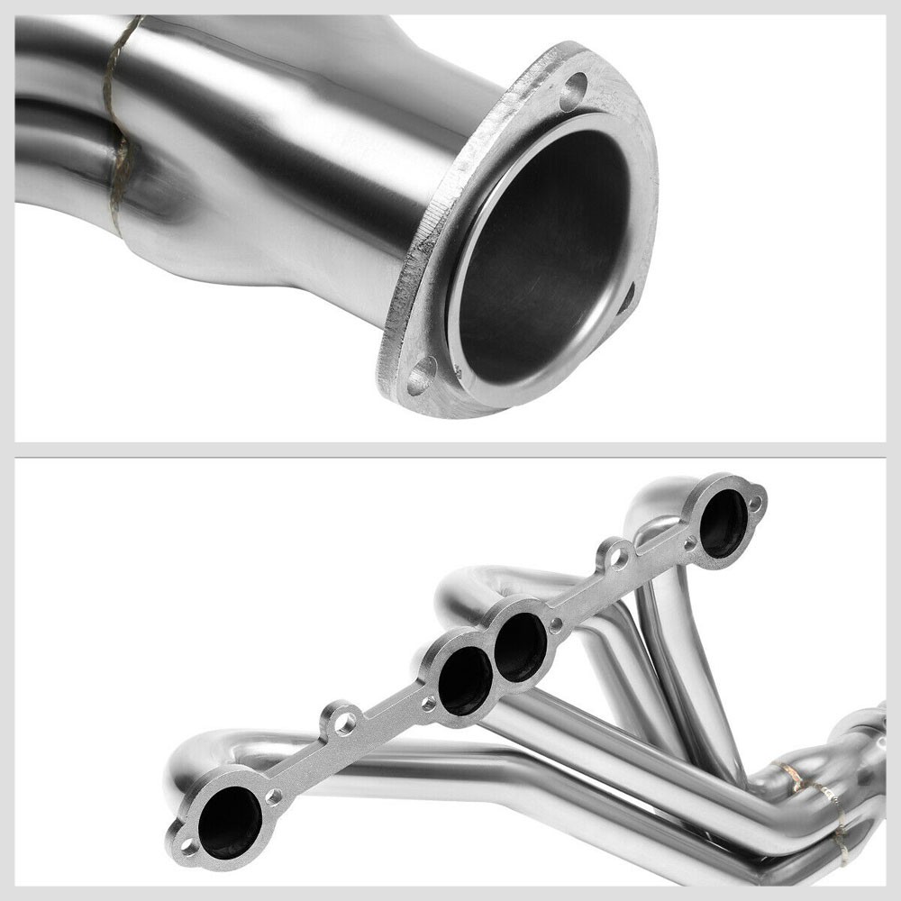 Stainless Steel Exhaust Header Manifold For 77-91 C//K1500 SBC 5.0L//5.7L V8
