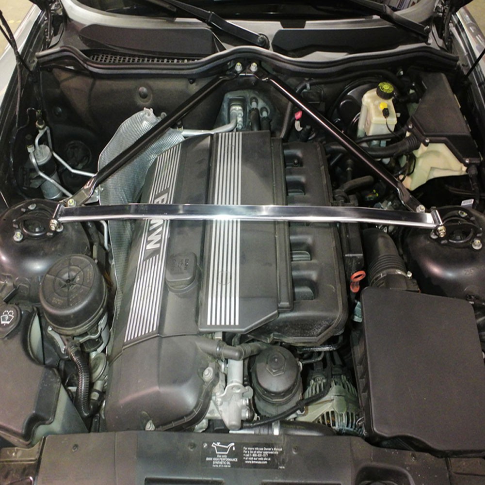 Megan Racing Front Upper Polish Race Tower Brace Strut Bar For 0208