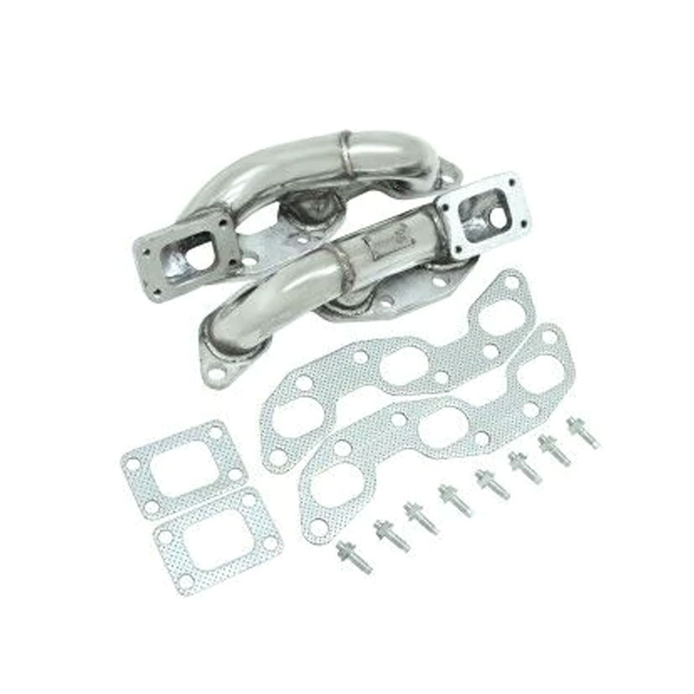 VOM出品　6枚 Manzo Shorty Exhaust Header Manifold For 90-96 300ZX V6 VG30DETT