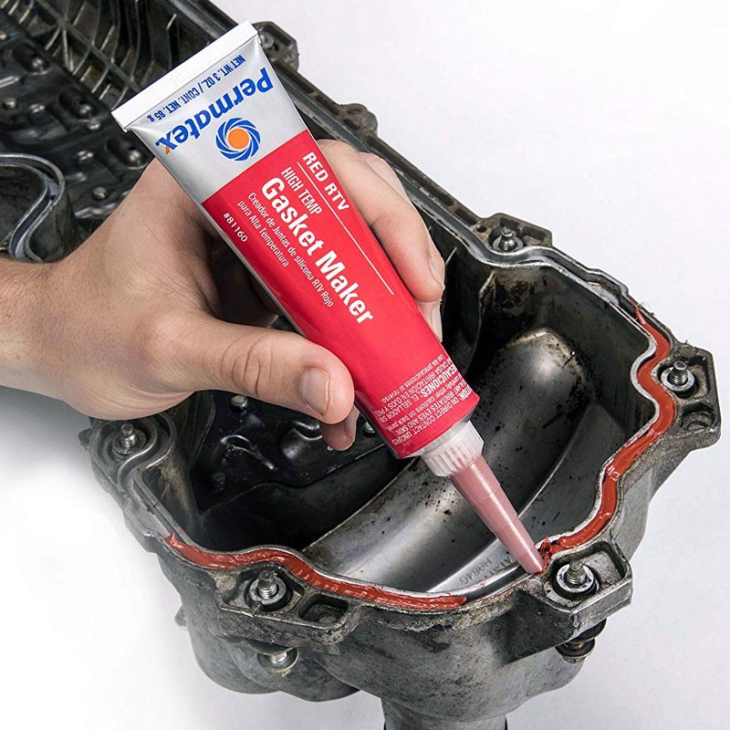 Permatex 81160 HighTemp Red RTV Silicone Gasket Maker For Valve covers