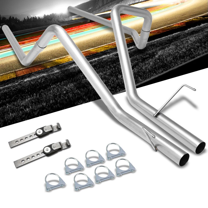 2002-2005 Dodge Ram 1500 2500 Dual 2.5 Pipe Conversion Exhaust Kit