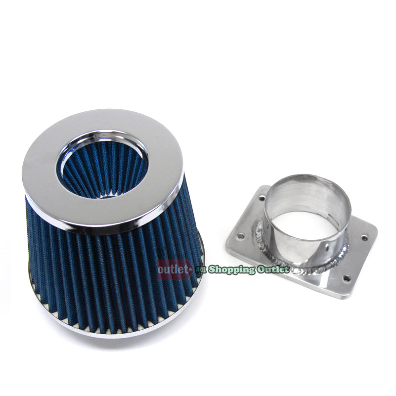 RED FILTER Fit For 95-99 Nissan Sentra 200SX 2.0 AIR INTAKE MAF Adapter