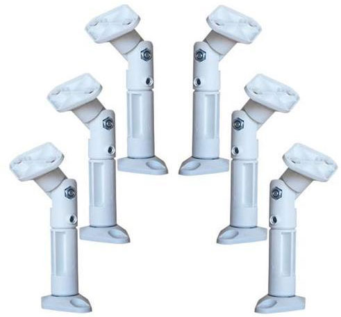 6 Surround Sound Speaker Wall Ceiling Mount Home Theater Bracket Six White Universal Satellite Speaker Mounts Brackets For Wall Or Ceiling