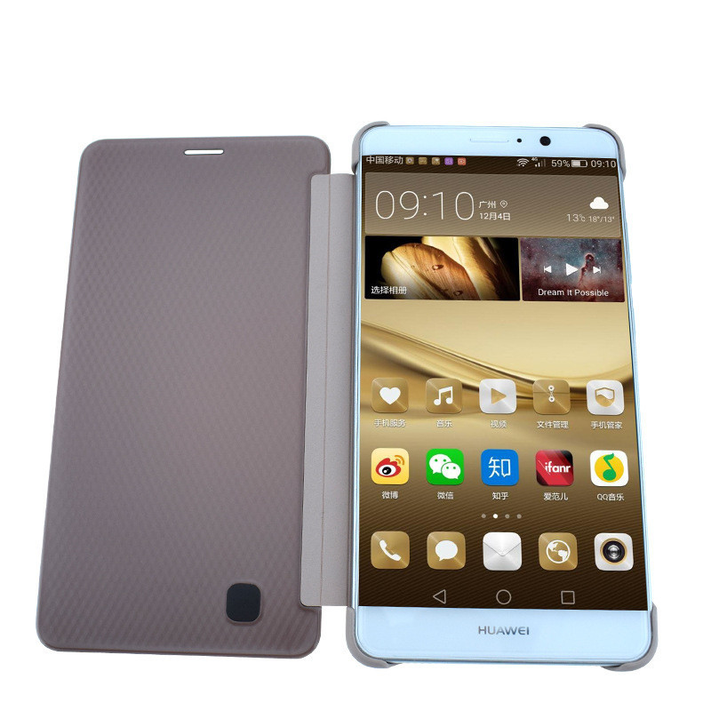 COTDINFORCA Custodia Flip Per Huawei P9 Lite – Pelle PU Con Motivo Cuore Elefante, Portafoglio E Funzione Cavalletto, Arancione
