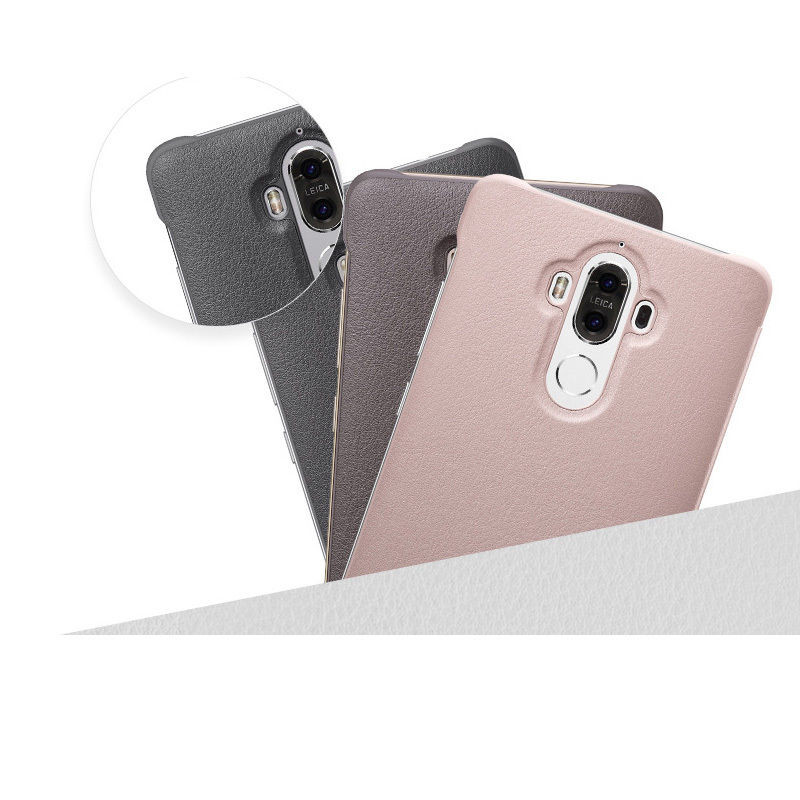 COTDINFORCA Huawei P9 Lite Custodia Flip, Forma di Cuore Art Elephant Protective Case Portafoglio in Pelle PU Magnetica Stand Function Cover per Huawei P9 Lite Love Elephant Orange