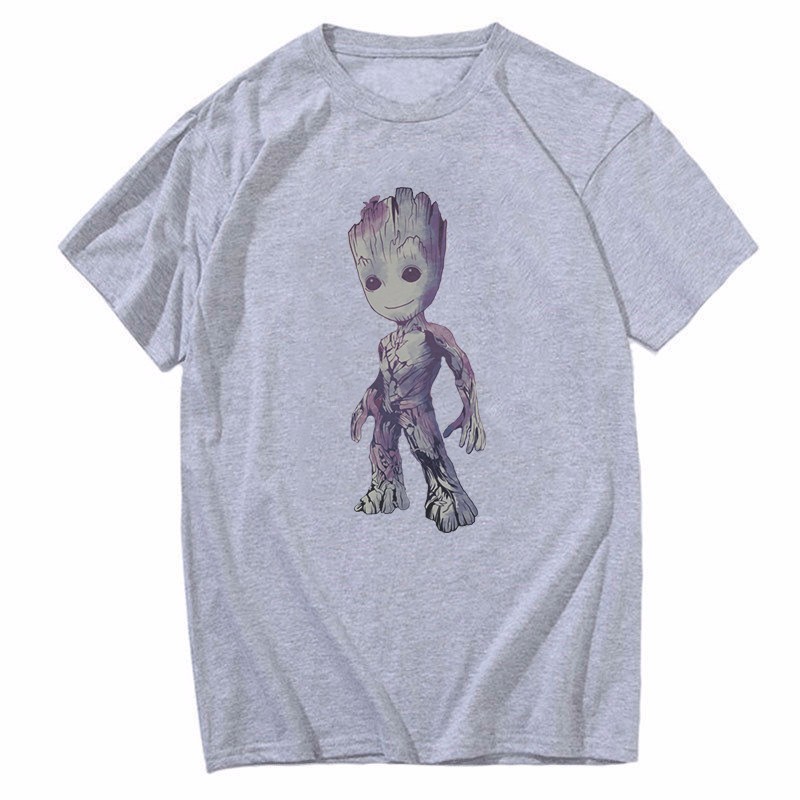 I Groot Baby Printed Men/'s Funny T-shirts Tops Cotton Short Sleeve Summer tee