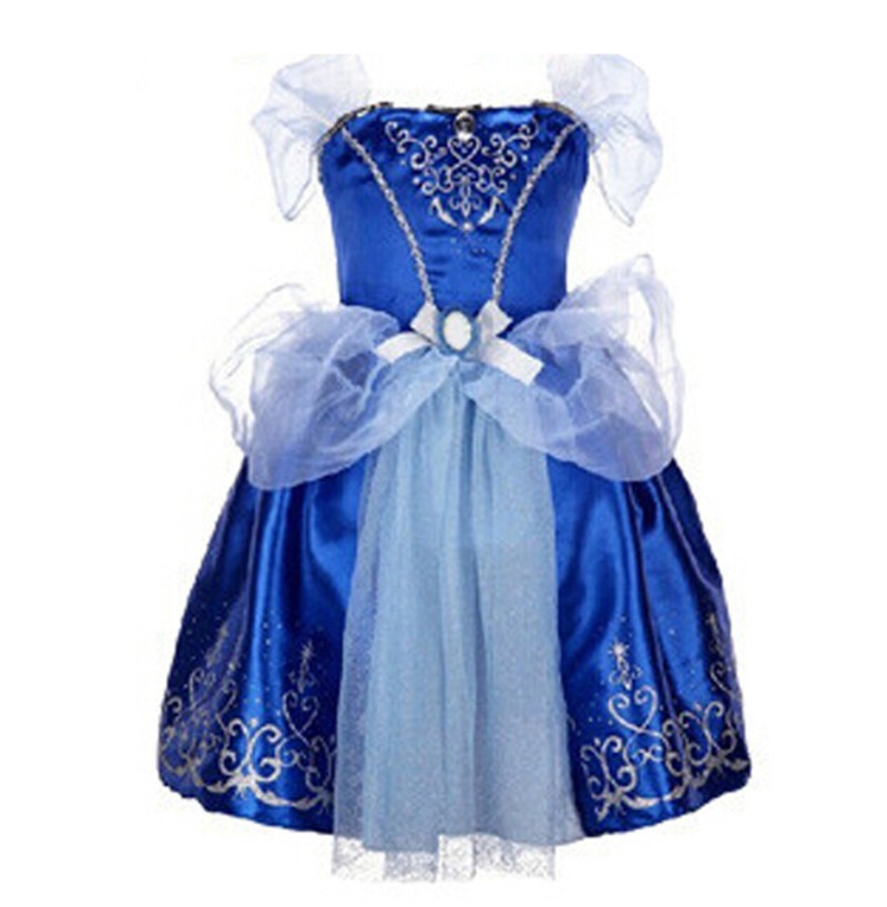 Girls Fairytale Princess Dress Kids Fancy Costume Party Dress Outfit 2-10 Years