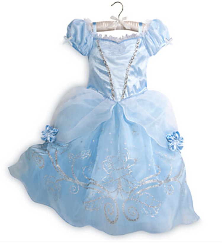 Girls Fairytale Princess Dress Kids Fancy Costume Party Dress Outfit 2-10 Years