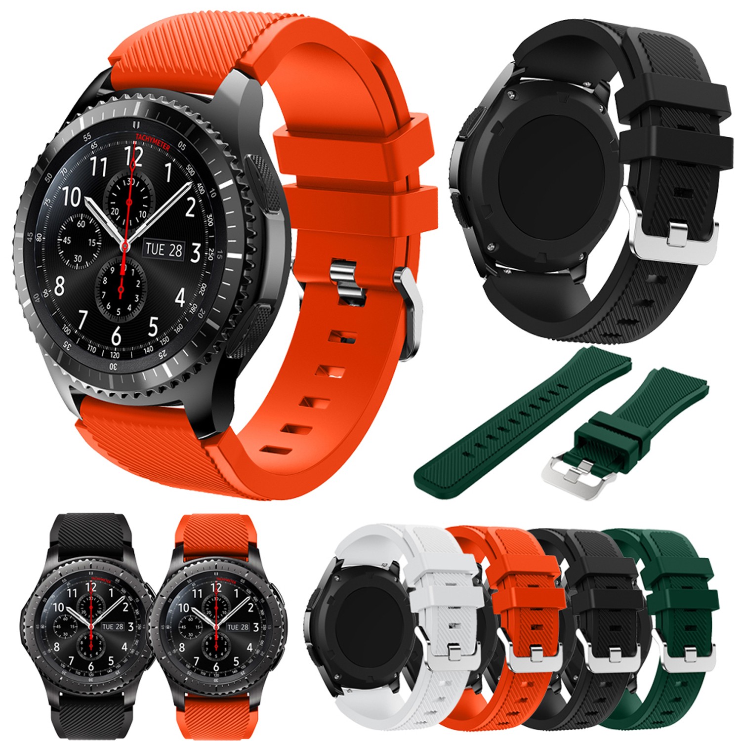 gear s3 frontier silicone band