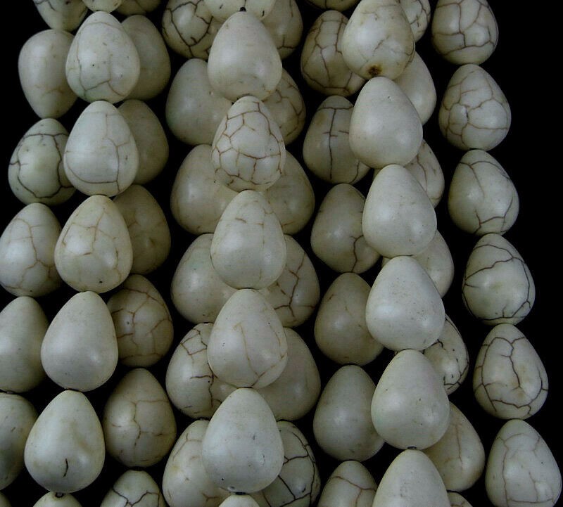 FZ006 Wholesale white turquise round 6mm loose beads DIY bead 15.5inch