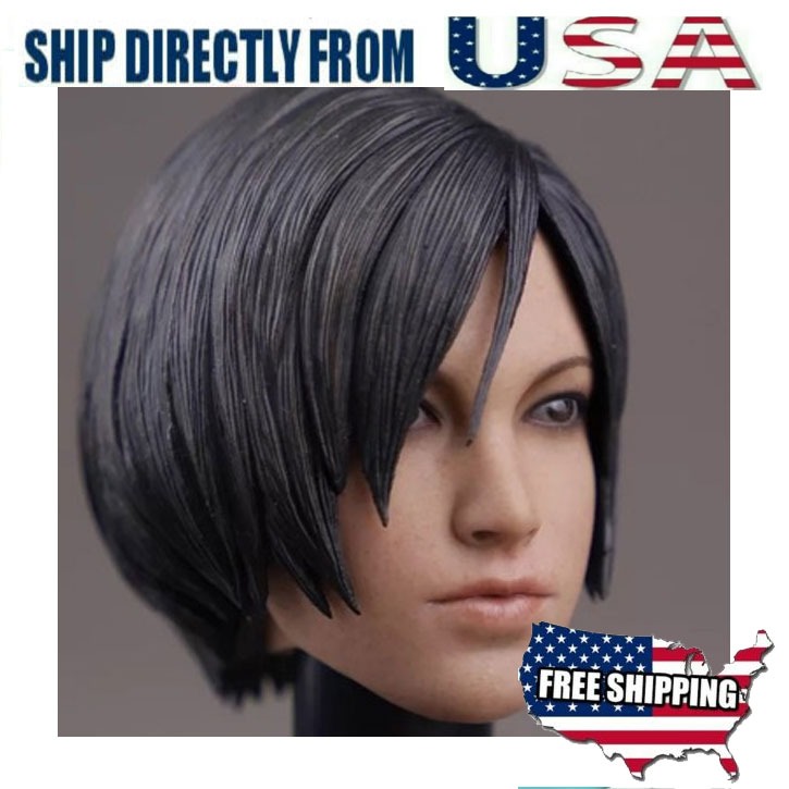 IN STOCK 1//6 Resident Evil Ada Wong Head Sculpt For Hot Toys Phicen USA SELLER